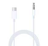 Cablu auxiliar auto cu mufe tip C si jack 3.5, universal