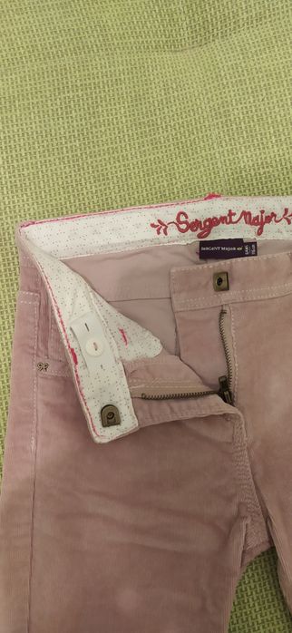 Pantaloni fete, roz pudra, 6ani