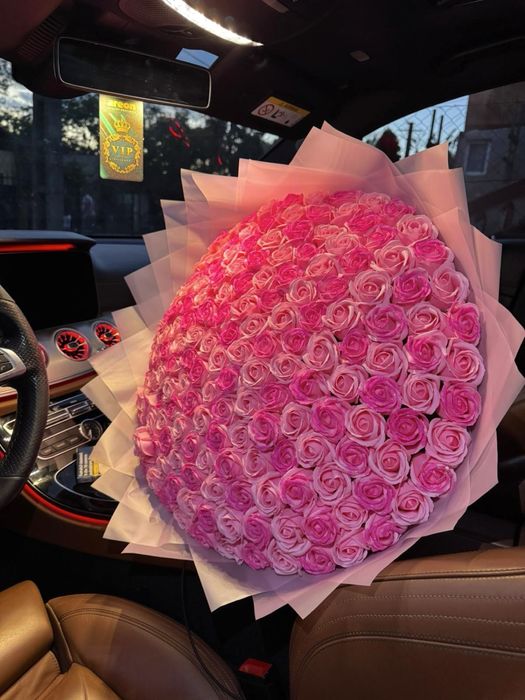 Buchet de flori din sapun