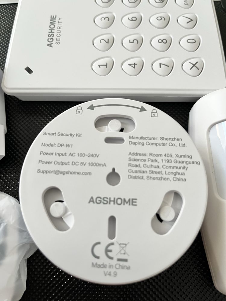 AGSHOME Домашна алармена система 15 части Wifi