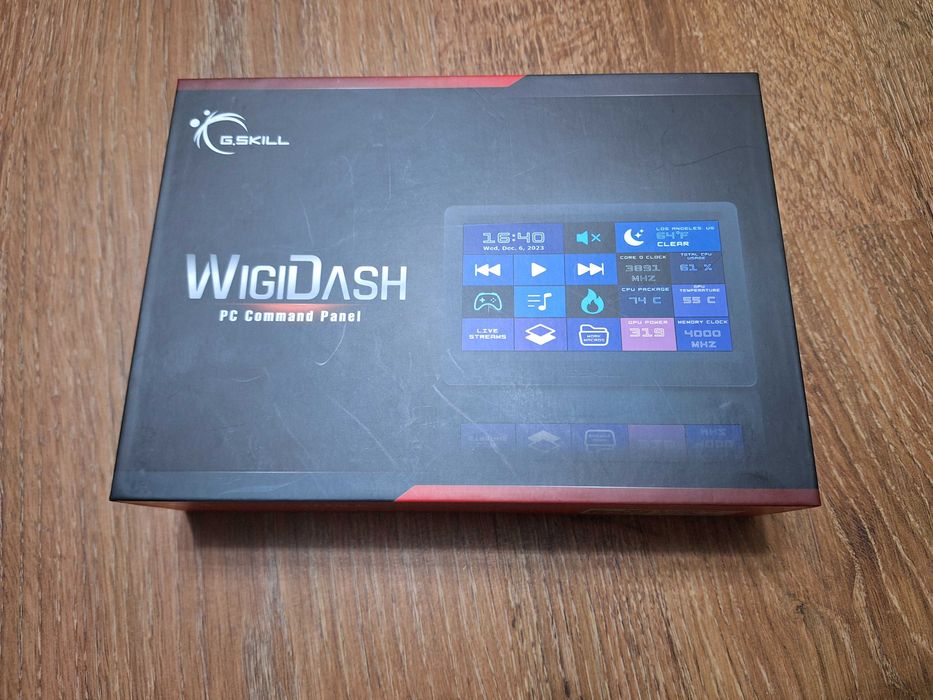 Panou de control/informare PC G.SKILL WigiDash, touch screen, 7", USB