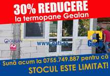 FABRICĂ Termopane Gealan ǁ Acum 30% REDUCERE în MIHĂILEȘTI / Giurgiu