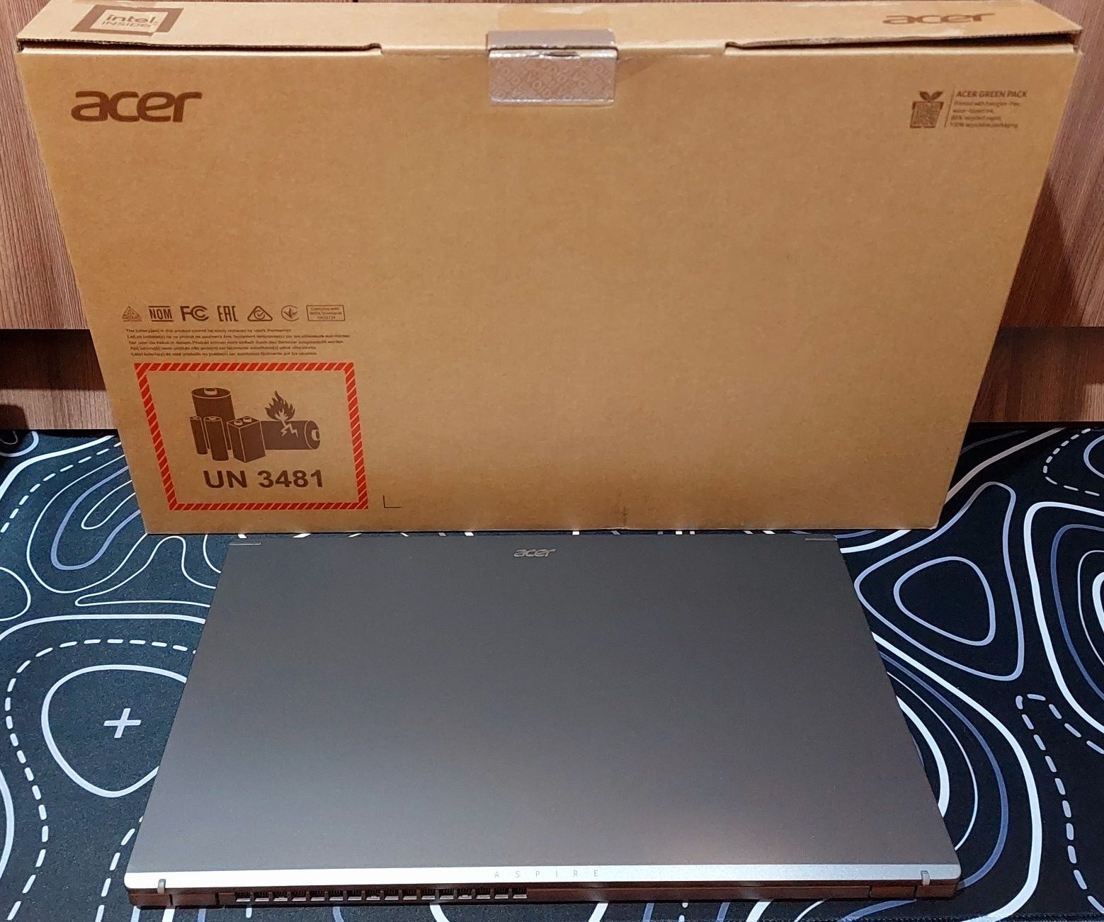 Игравой Acer Aspire 5 cor I 5 OLED RTX, ssd512,ozu16, 10 ядро!