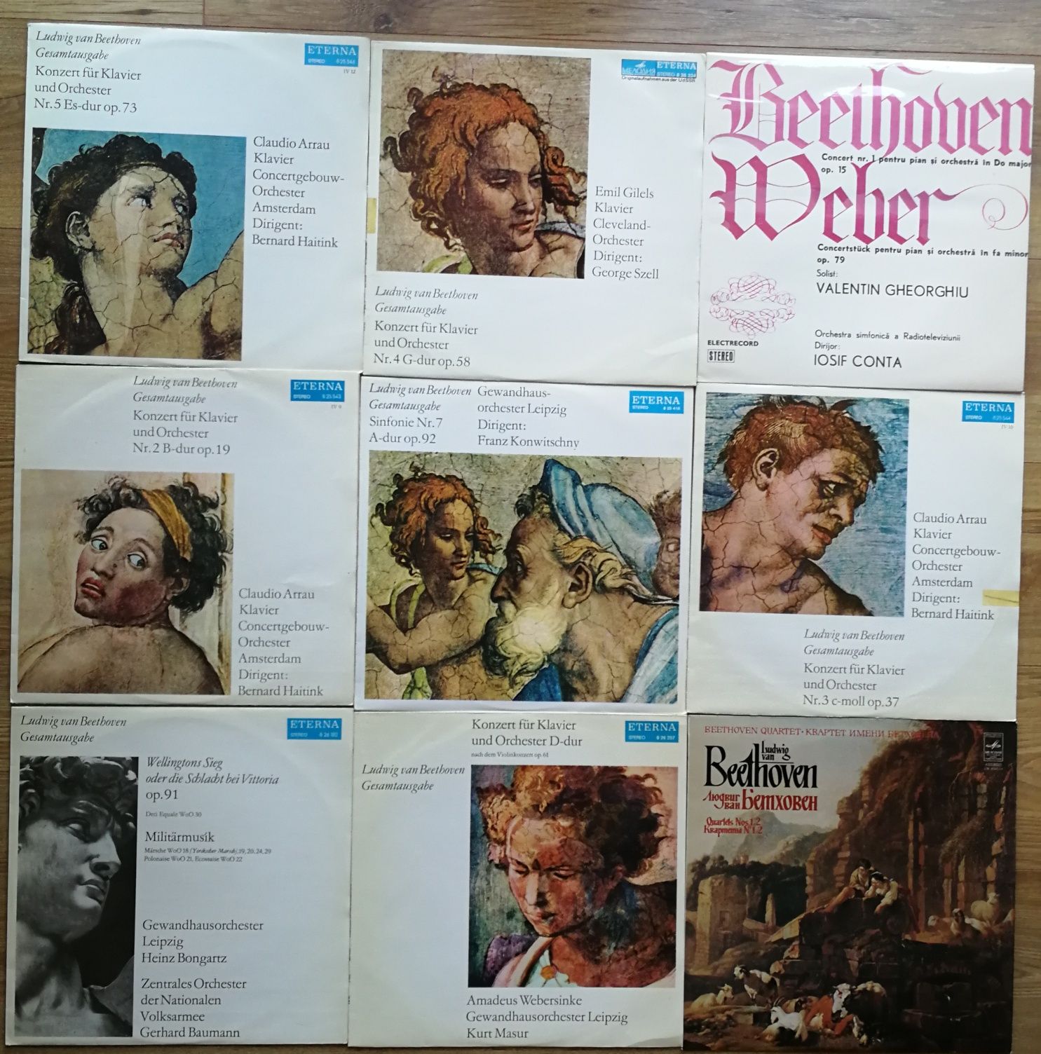 Vinil Beethoven Brahms Mendelssohn Tchaikovsky vinyl disc Lp Haydn