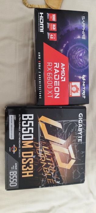 Компютър геймърски  ryzen 5600x ,rx 6600xt ,16 рам 3000mhz, захр.650+