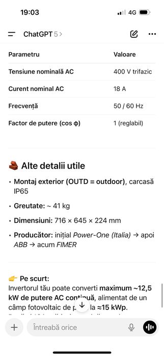 Vand invertor Aurora