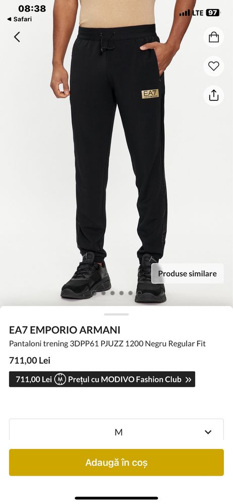 Pantaloni trening  Emporio Armani mărimea L