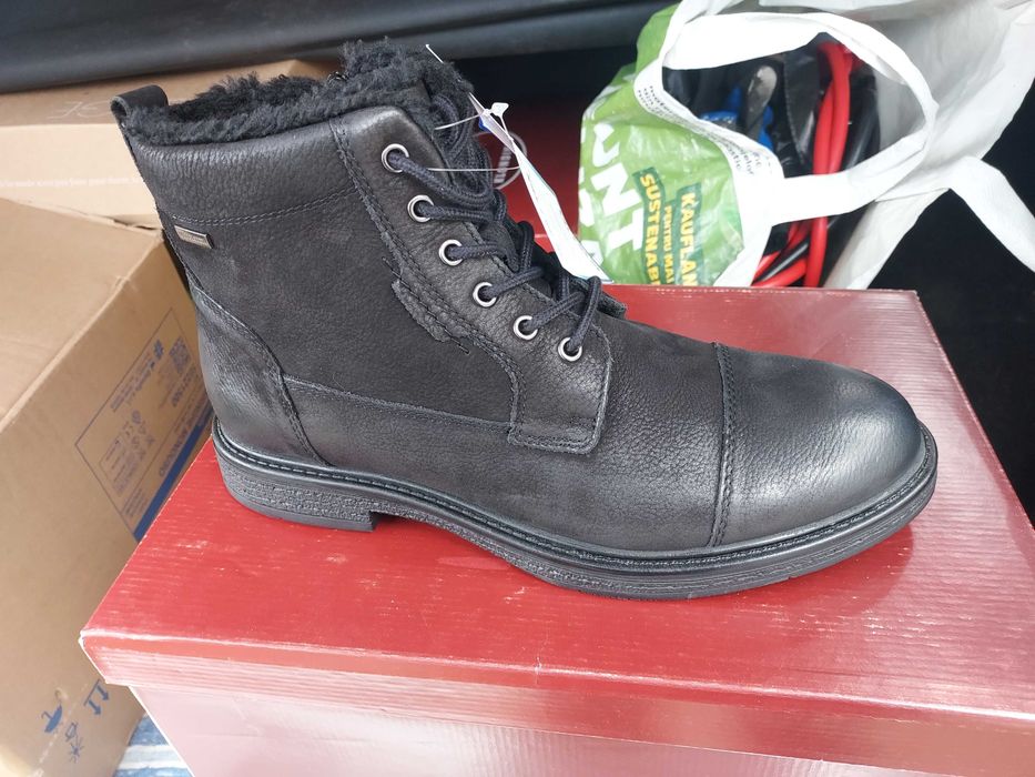 Ghete barbati piele blana naturala