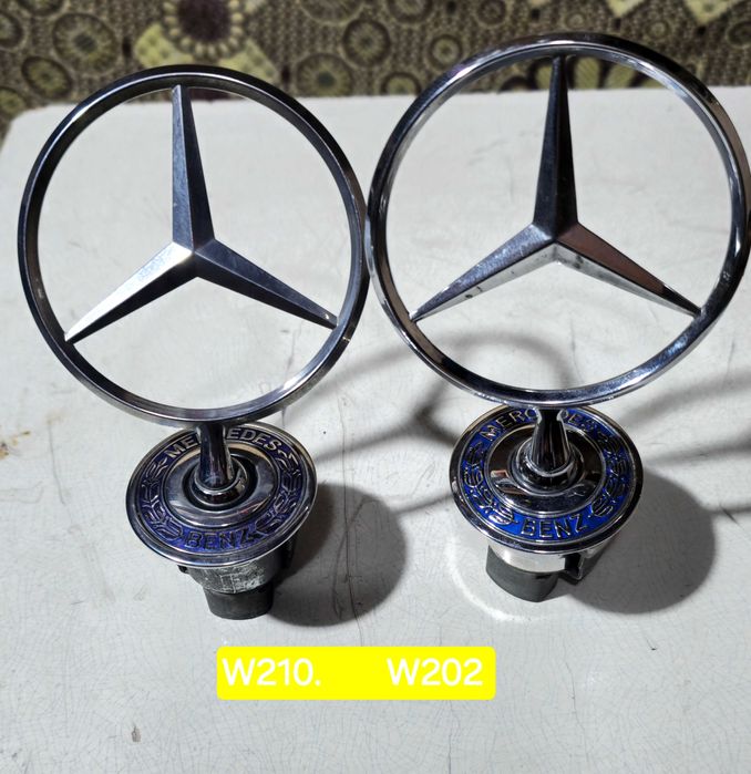 Звезды капота мерседес W210. W202
