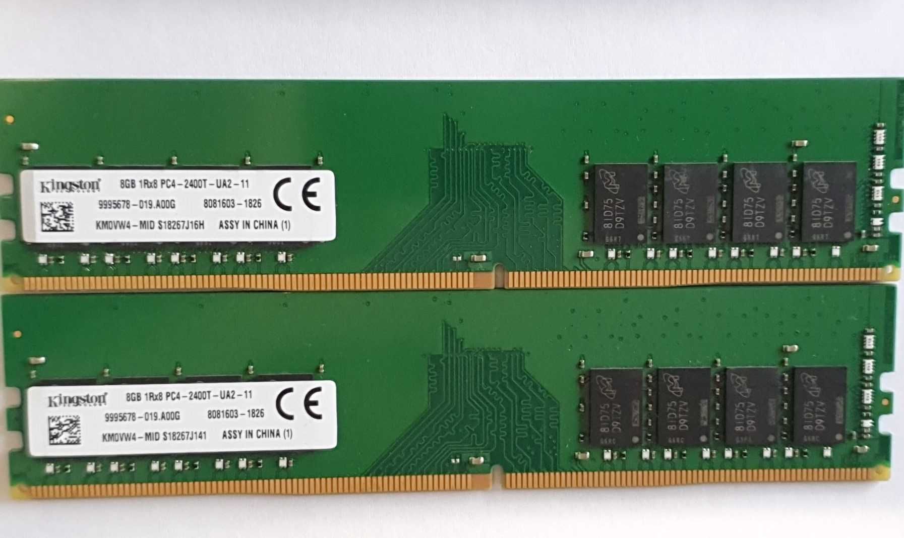 Kit Kingston 16Gb DDR4 Memorie calculator , 2 x 8GB DDR4 2400 Kingston