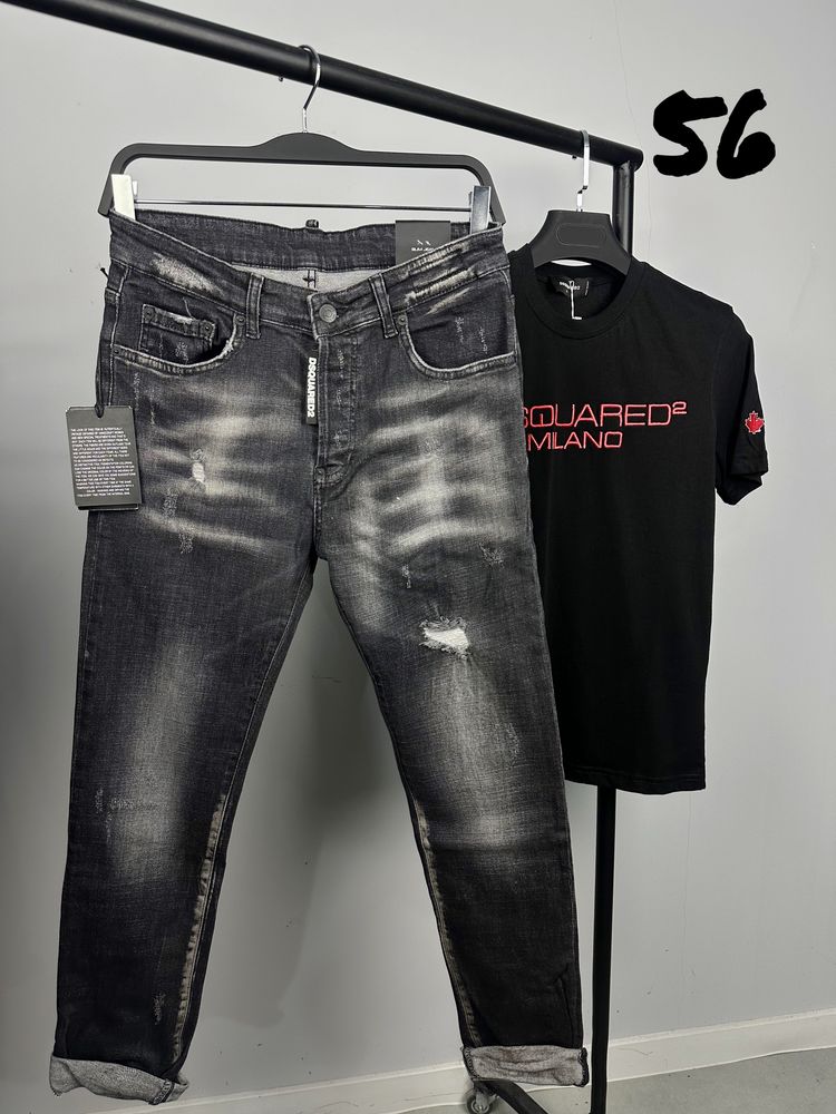 Dsquared мъжки  черни дънки 6 модела