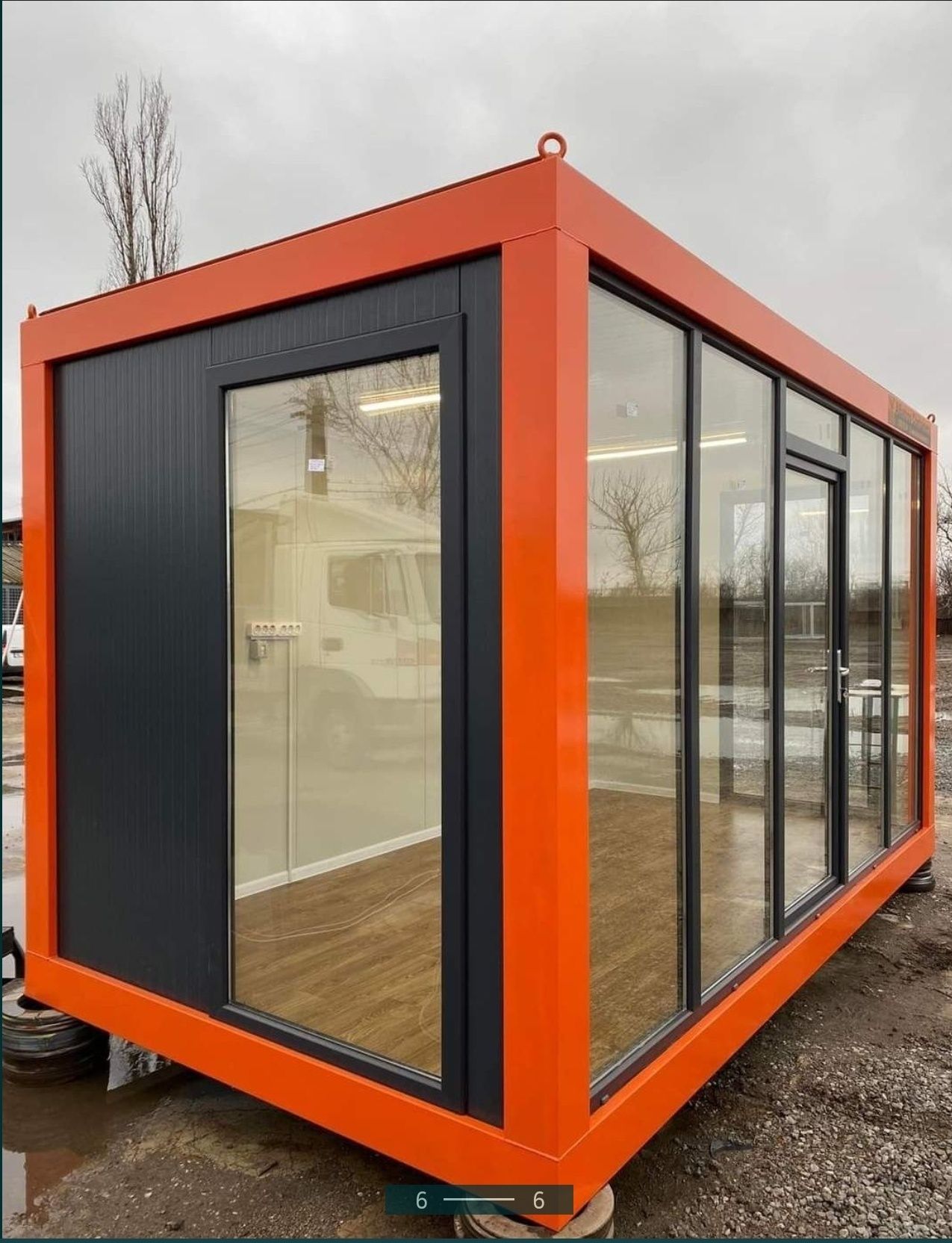 Container modular birou vestiar depozitare magazin fast-food vitrina