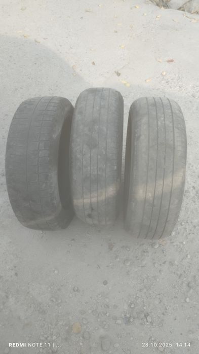 Продам шины пара летних и 1 зимняя