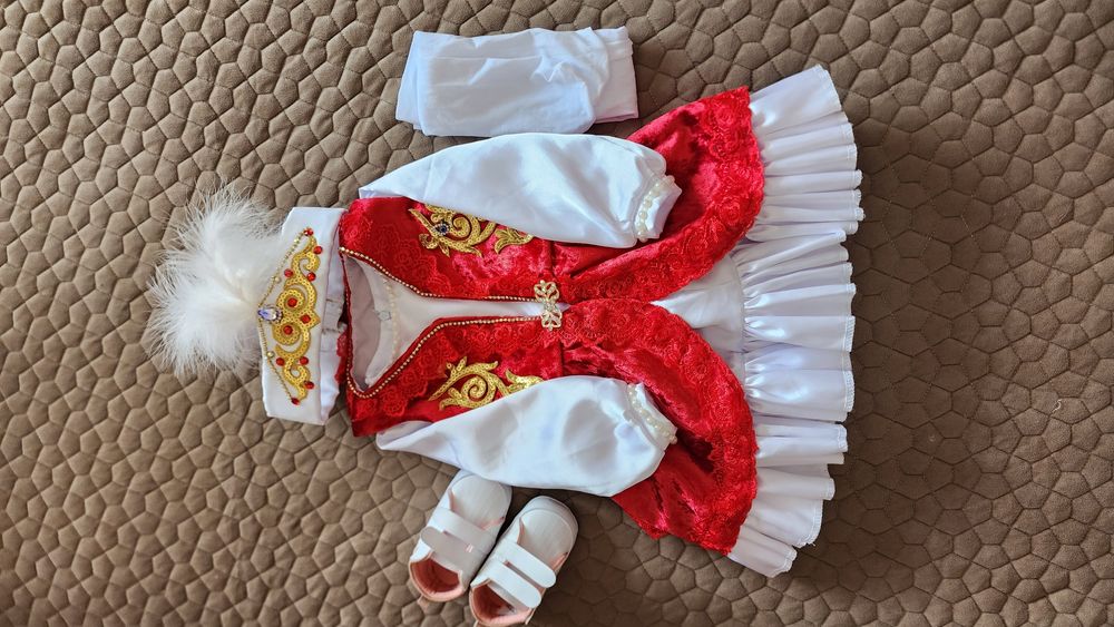 Национальное казахское платье  на 1годик
