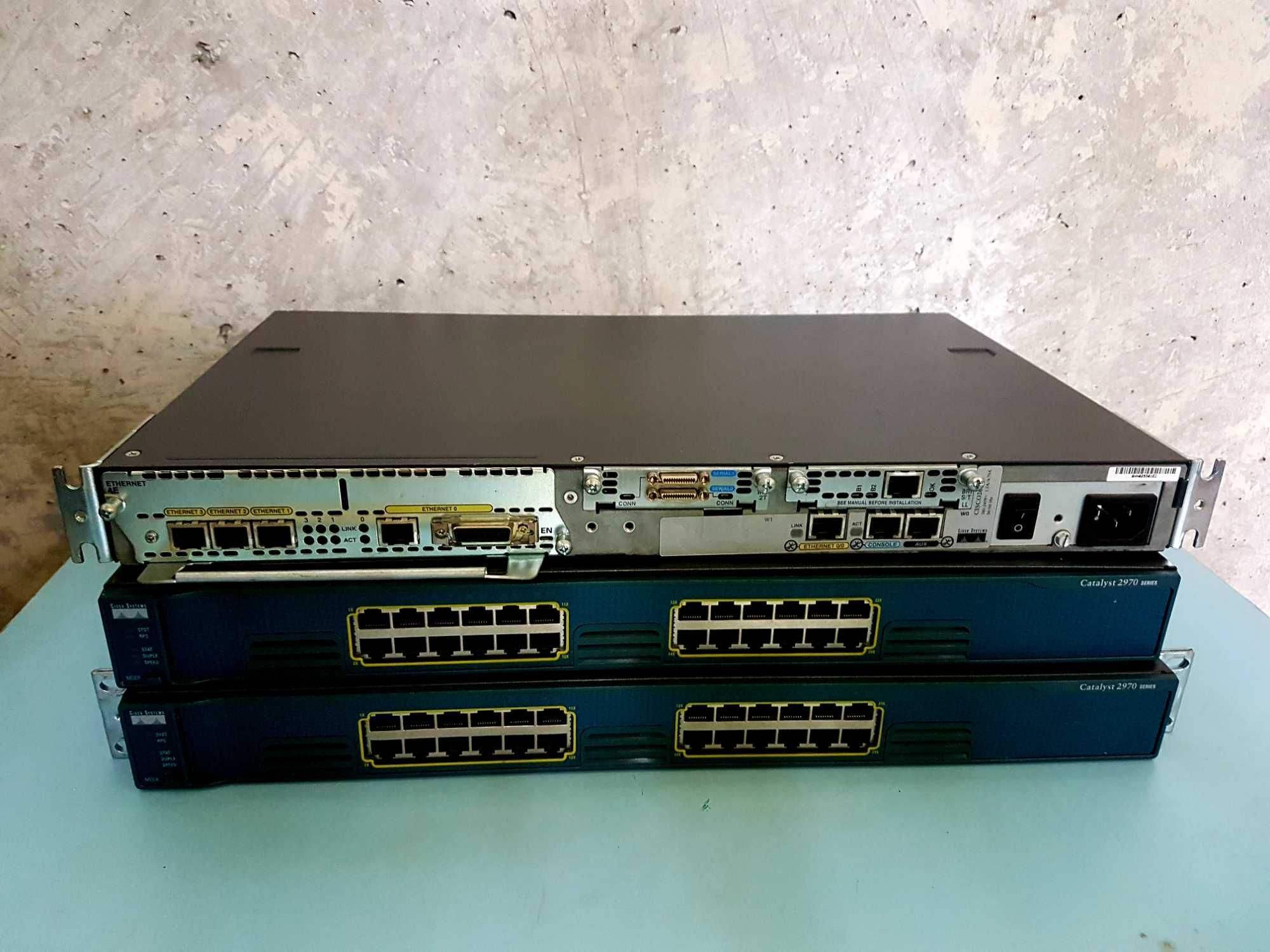 Коммутатор б/у Cisco Catalyst 2970 и роутер Cisco 2610, б/у, продам.