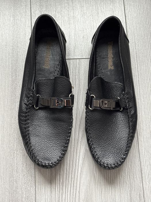 Мъжки обувки TendenZ - номер 41, от естествена кожа черни