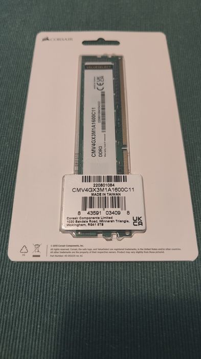 Memorie DDR3 4GB 1600mhz