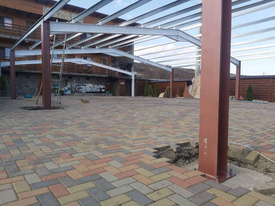 Hala 14x30m producem structuri metalice pentru hale