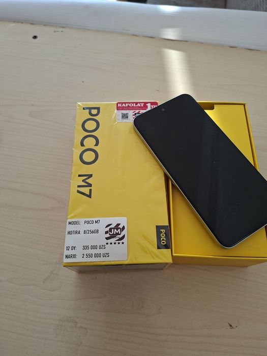 poco M7 xali yangi