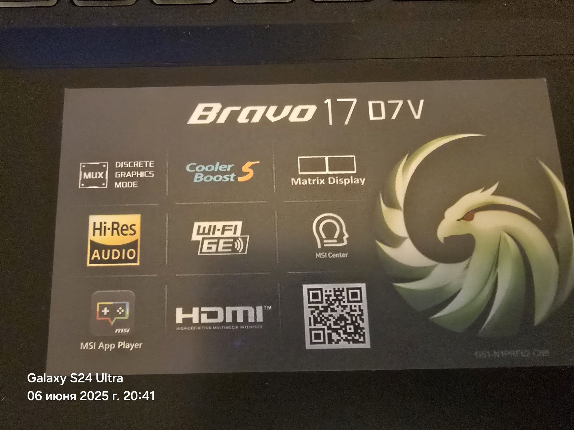 Noutbook AMD RYZEN 7 SSD 1.5TB VK4060 Ek 144Hz DDR5