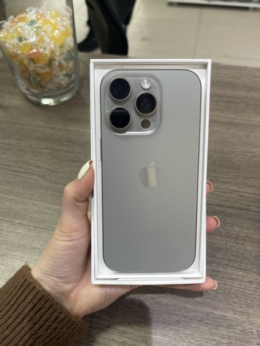 Iphone 16 pro, natural titanium, 128 gb