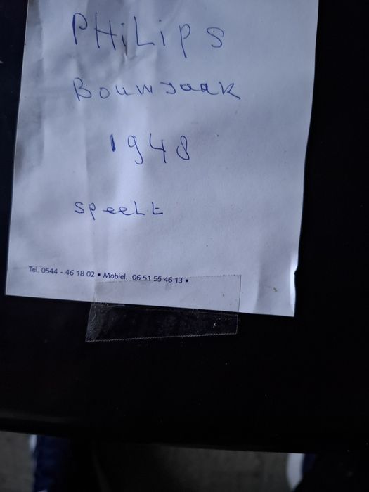 Radio Philips vechi 1940 model B X485AV