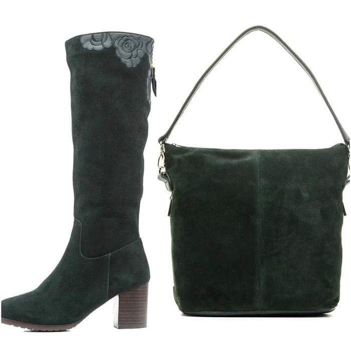 Сапоги в комплекте с сумкой