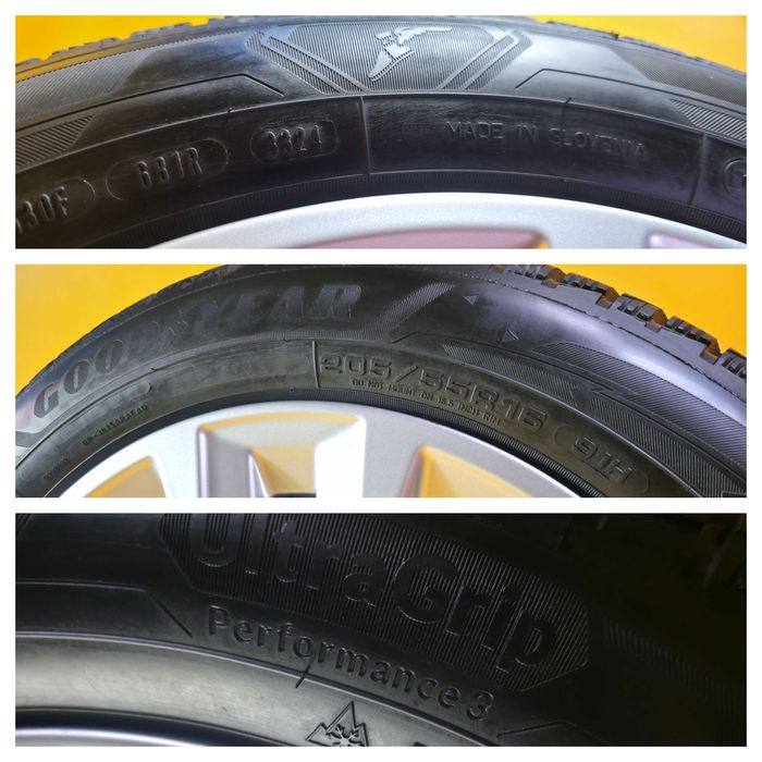 ROTI Jante Anvelope IARNA 205/55/16 5x112 OEM AUDI A3 8Y 2024