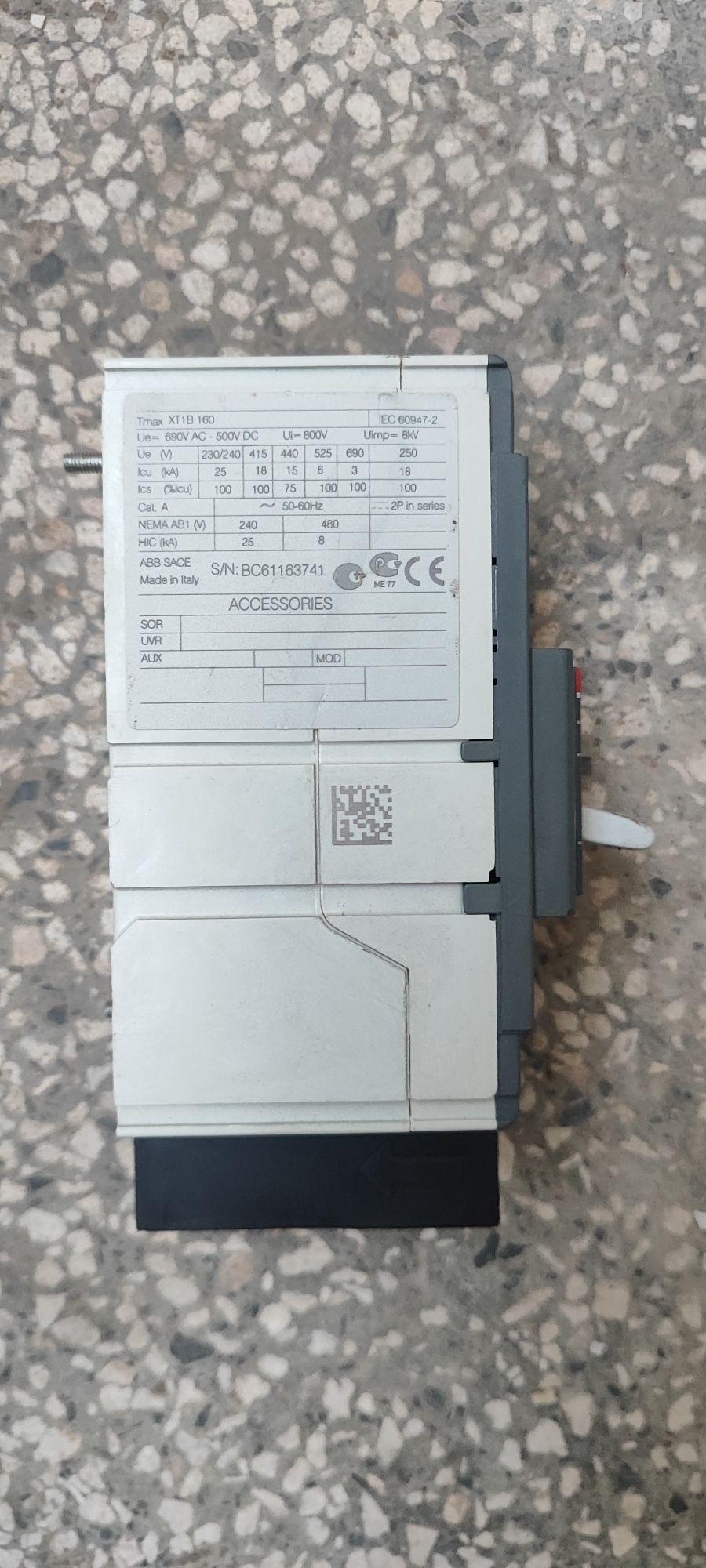 ABB автоматичен прекъсвач 160А