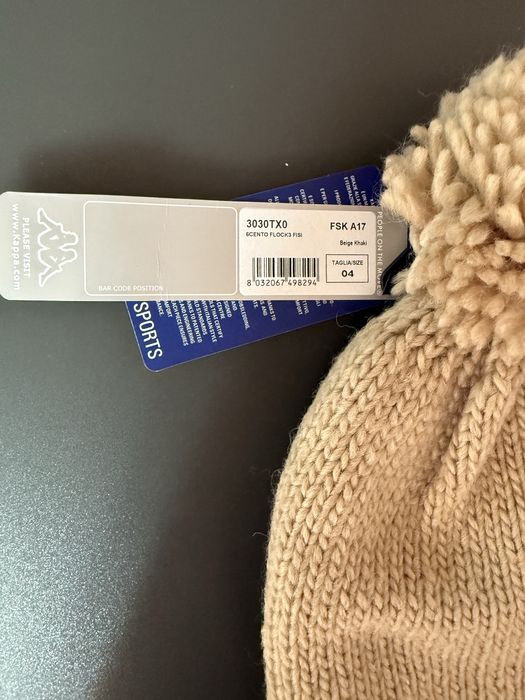 Caciula Ski Kappa FISI Italia Ski Team Nou cu Eticheta