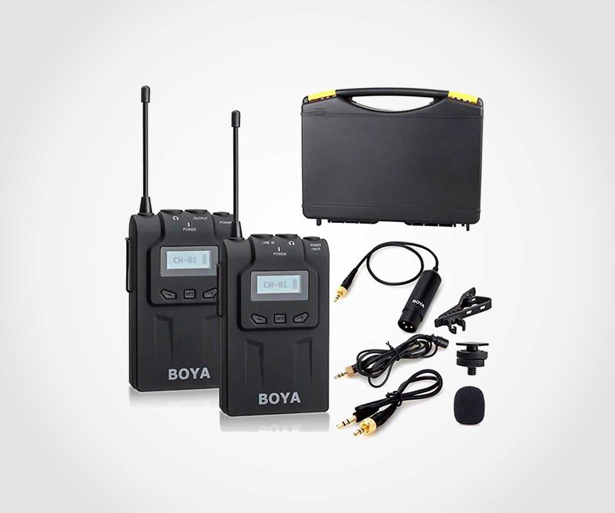 BOYA BY-WM6 Wireless Microphone/ пълен комплект безжичен микрофон
