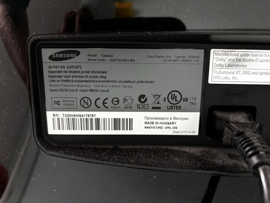 Телевизор Samsung T200HD