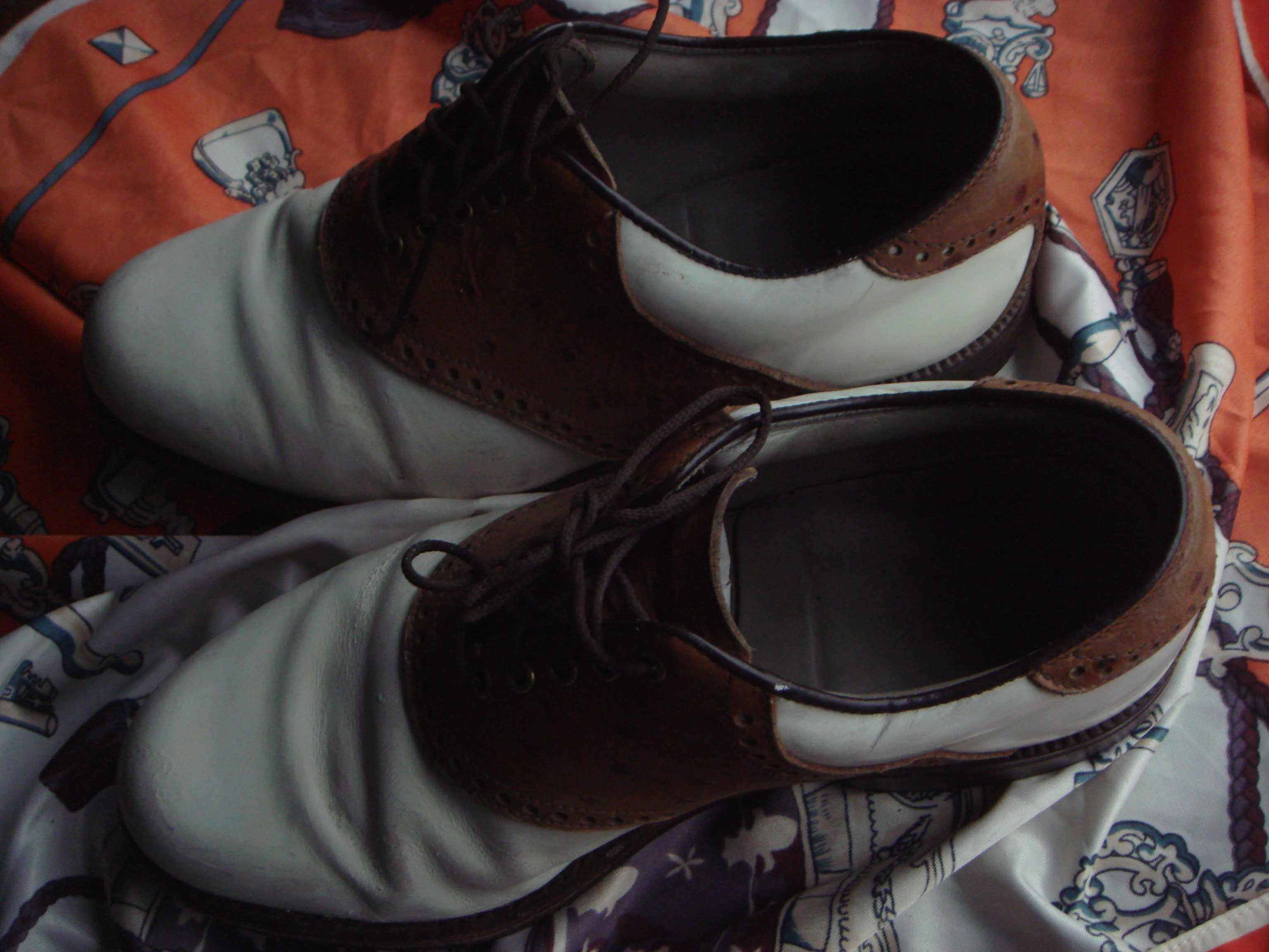 Спец ботинки для гольфа США FootJoy с кожей страуса 3-я кожа 40р.