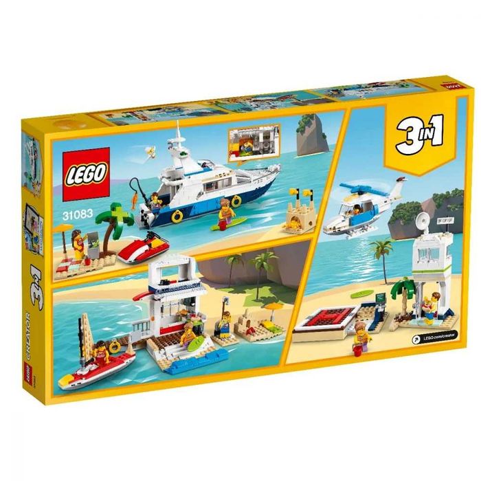 LEGO Creator 3 in 1 - Aventuri in croaziera 31083 - 597 piese