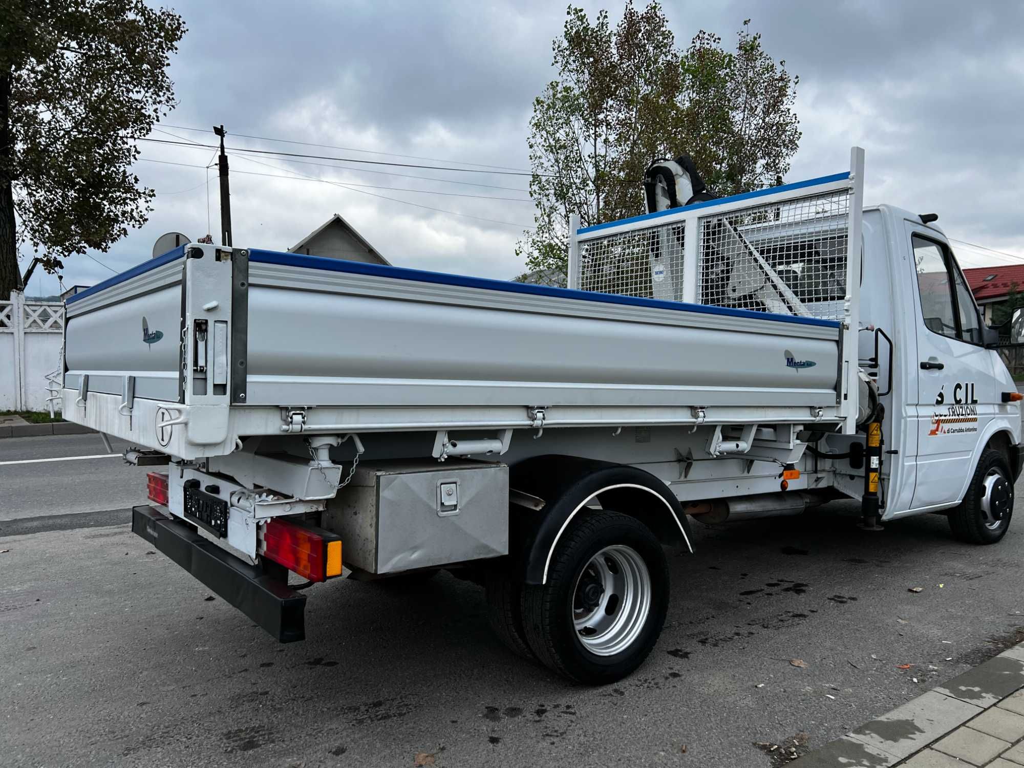Mercedes Sprinter 412 / Basculabil + Macara / Originala fabrica