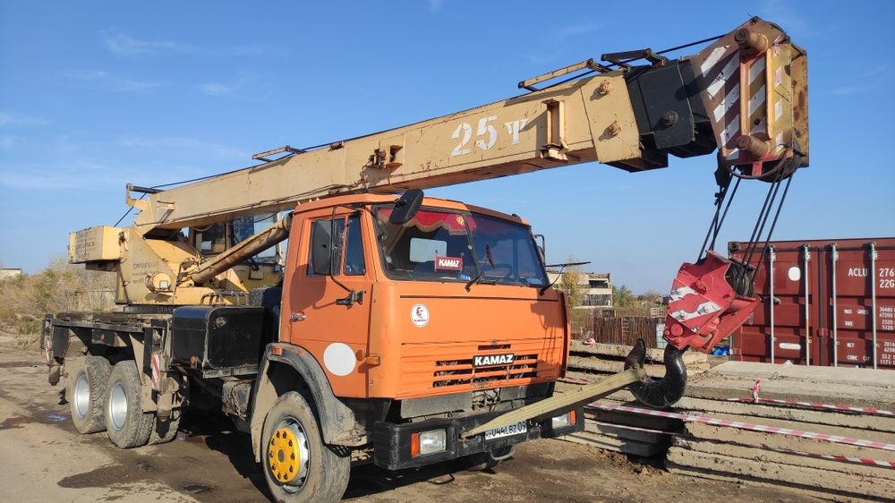 Услуги автокрана грузоподъёмностью 25 тонн