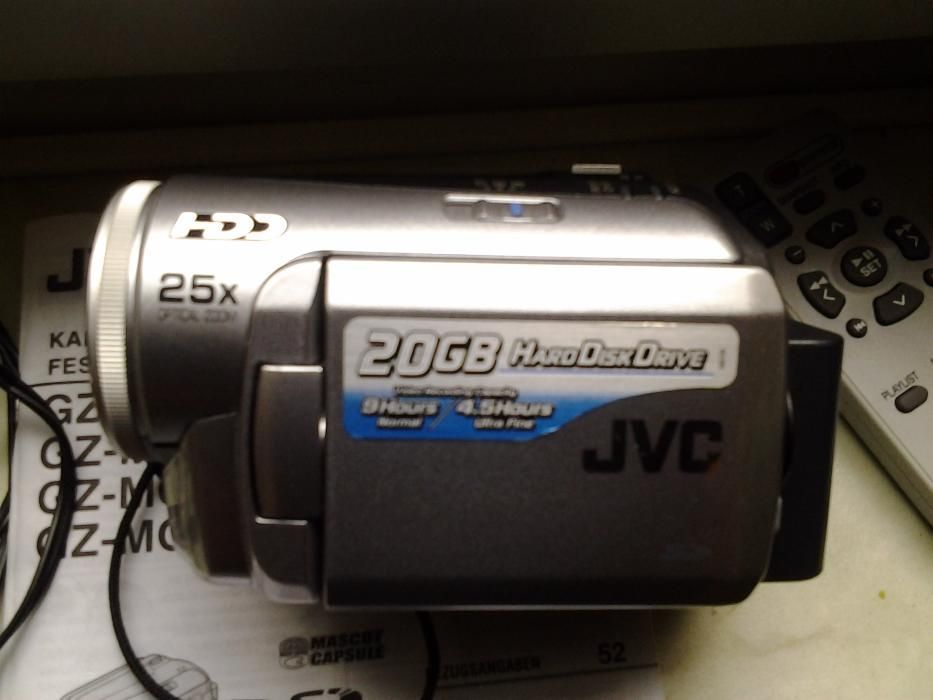 JVC kamera 20 Gb harddisk