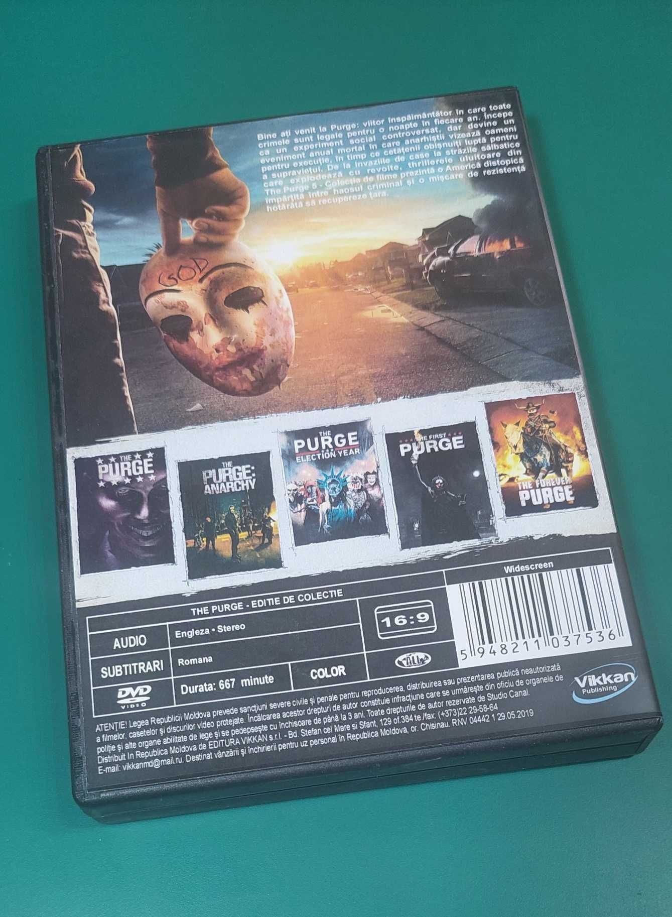 The Purge Collection - 5 DVD Filme de groaza Subtitrate in romana