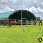 Cort animale adapost grajd mobil 10m x 10m