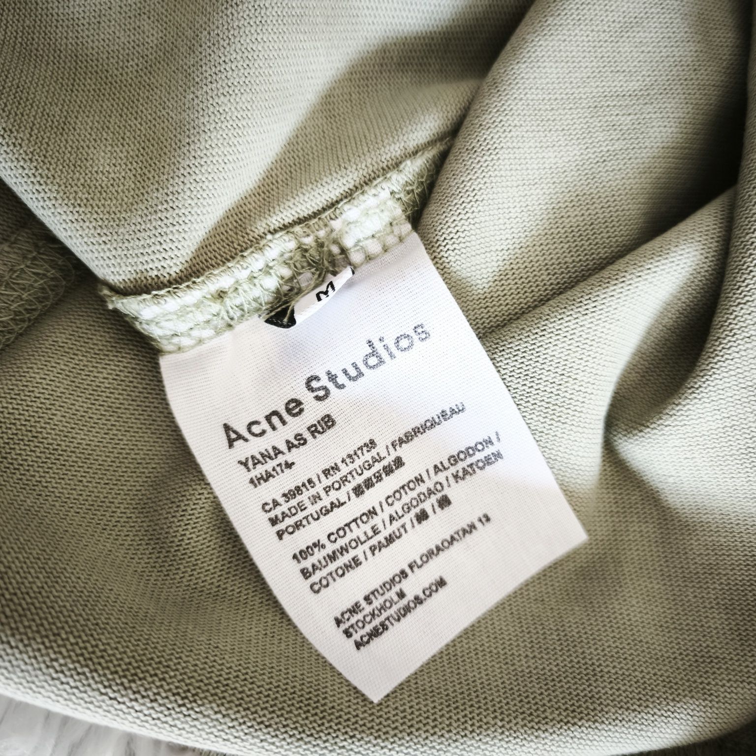 ACNE STUDIOS тениски унисекс в два цвята НОВИ