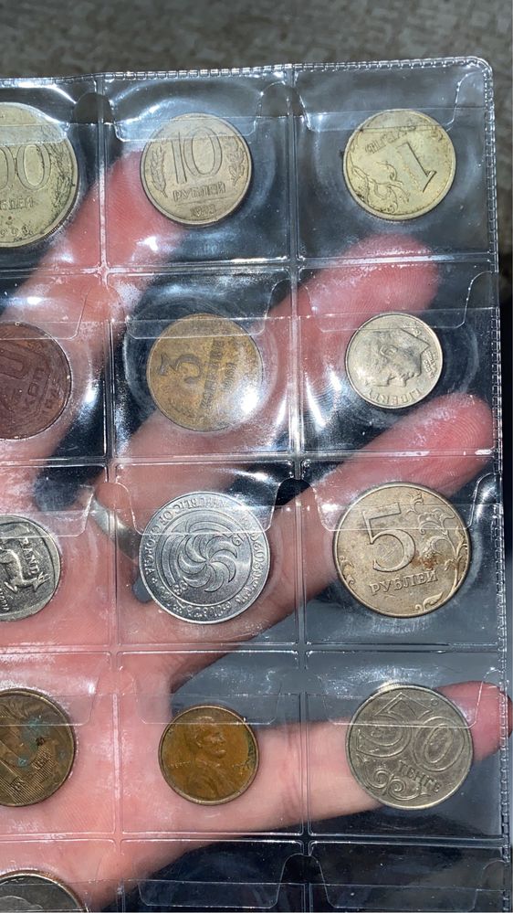 Монеты разных стран на обмен