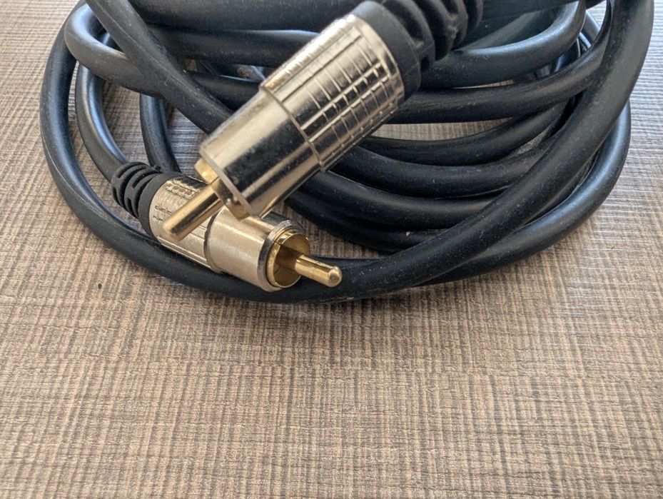 Удължителен кабел за тонколони 5м + 3 свързващи букси (чинчове)