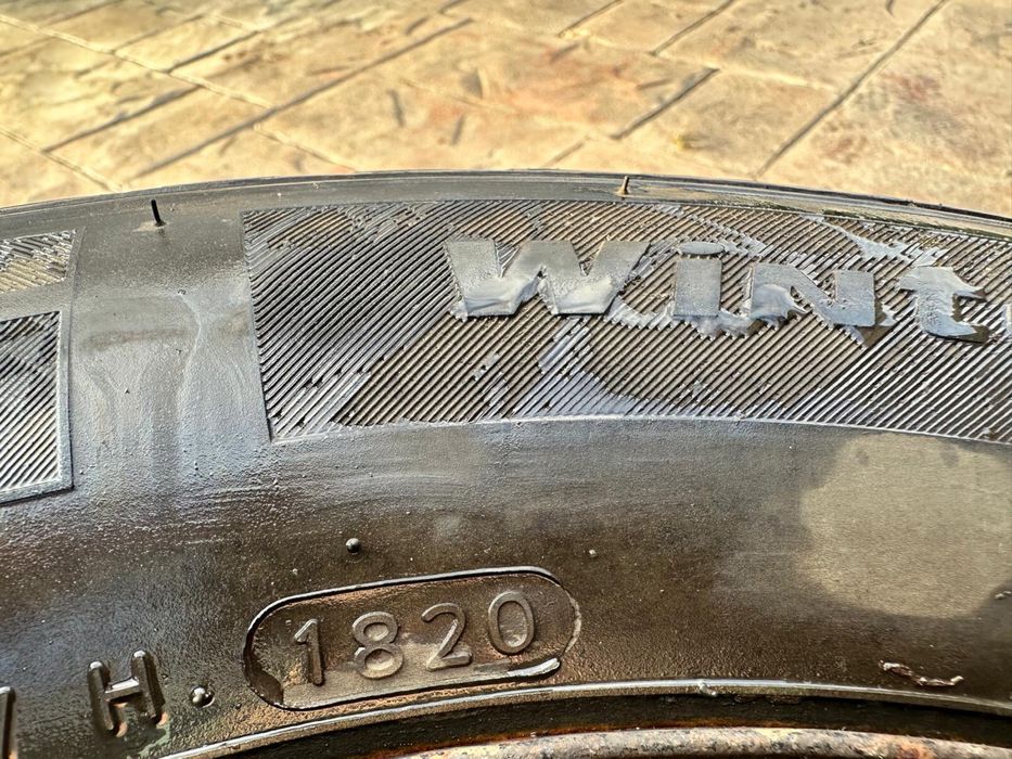 Vand set jante tabla cu anvelope iarna 195/65/15 5x112