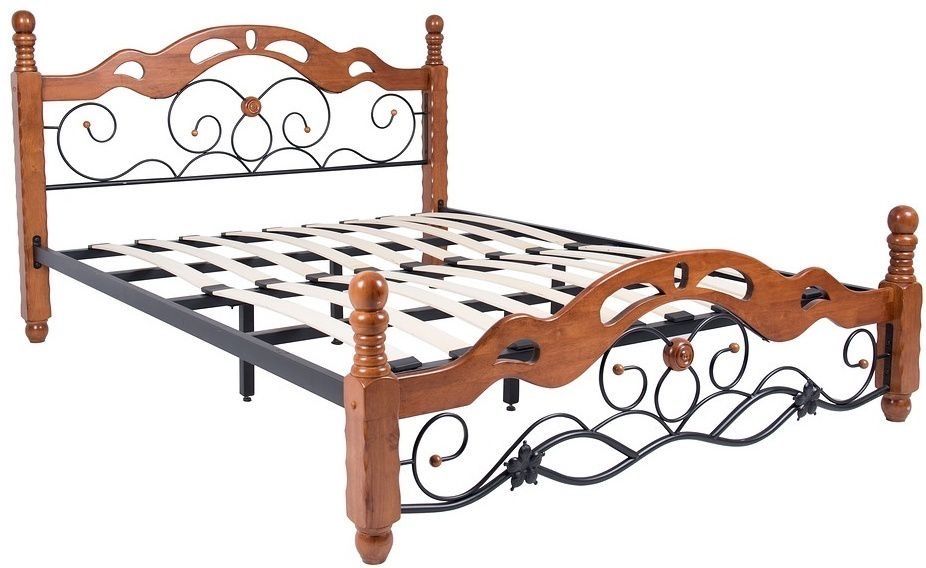 Кровать двухспалка с тумбочками