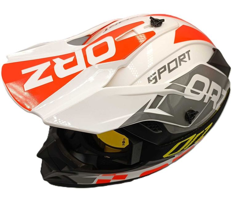 Комплект кросова каска очила и ръкавици