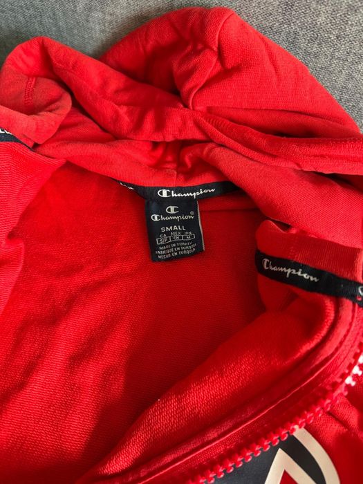 Hanorac cu fermoar Champion rosu marimea S
