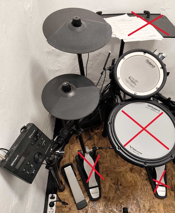 Roland TD-7, електрони барабани Роланд ТД-7