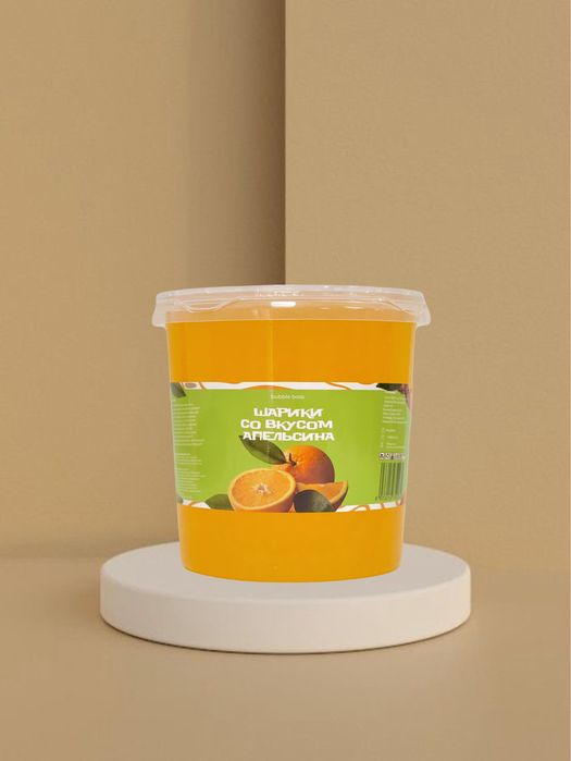 Джусс боллы со вкусом апельсина для приготовления Bubble tea