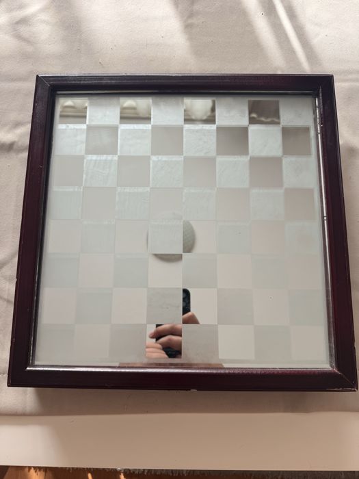 Стъклен винтидж шах