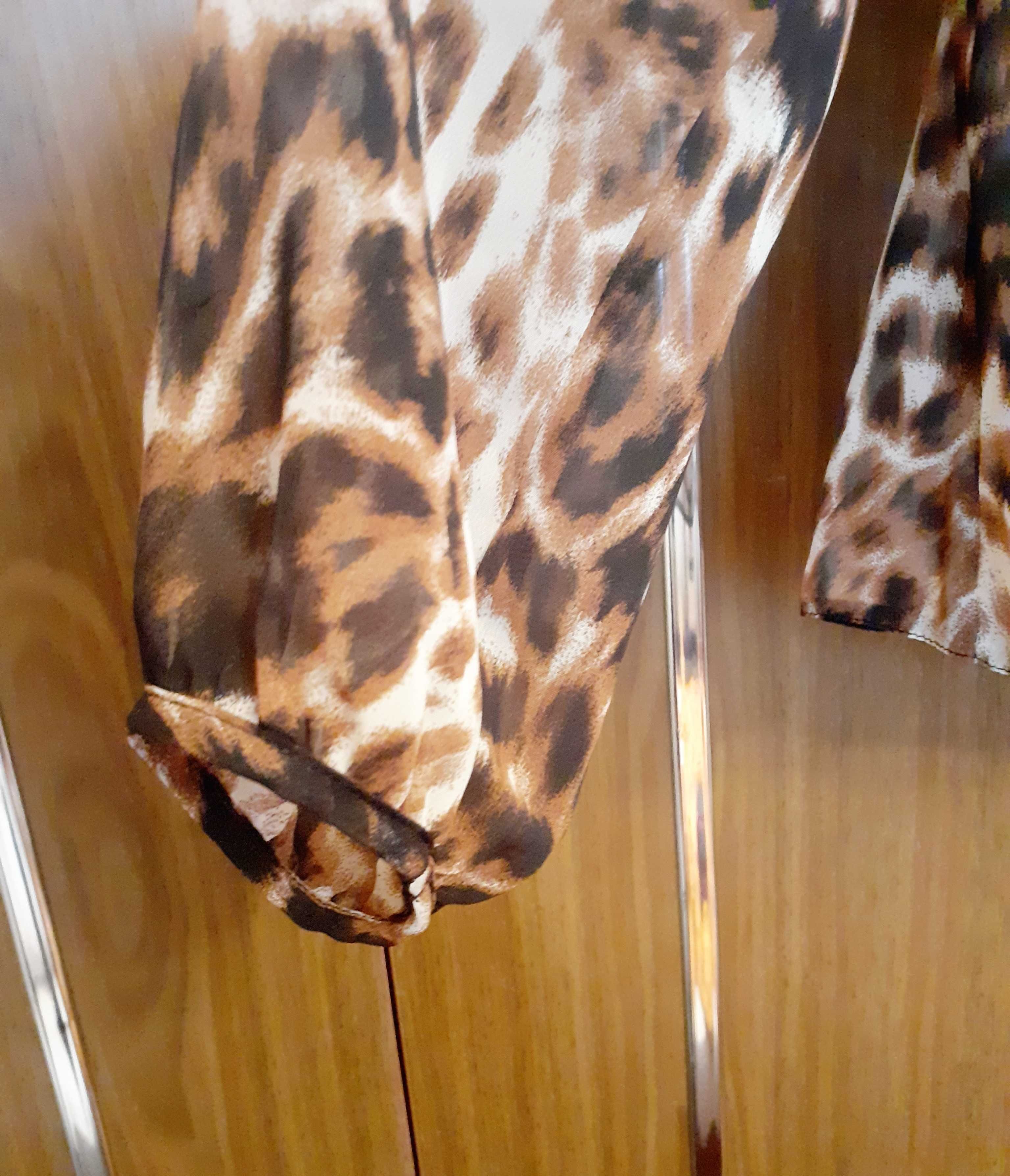 Чисто нова красива дамска леопардова блуза